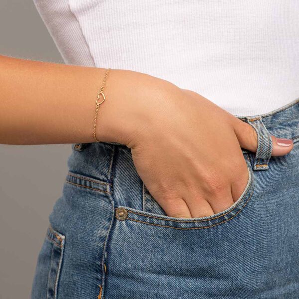 Pulseira Rommanel banhado a ouro18K –TAM.19 5516741900 - Imagem 3