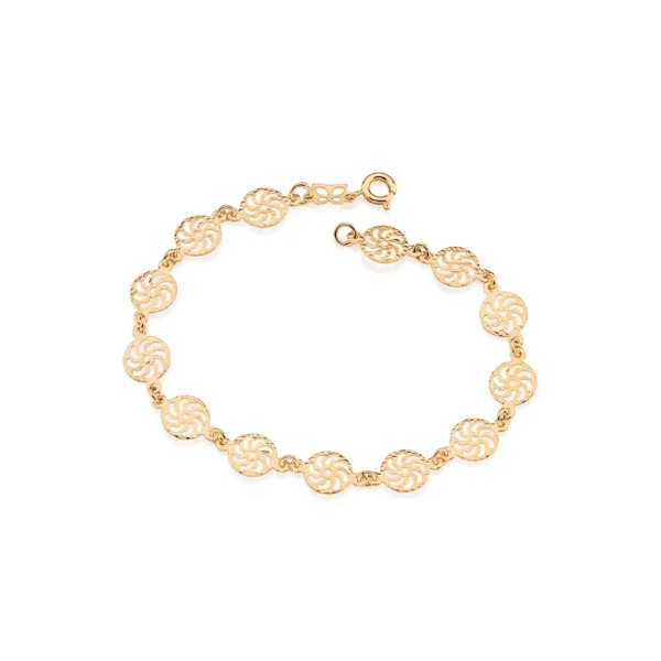 Pulseira Rommanel banhado a ouro18K – TAM.19 5513041900