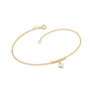 Tornozeleira Rommanel banhado a ouro18K - 5503542300