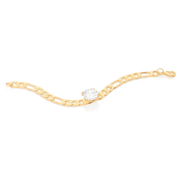 Pulseira Rommanel banhado a ouro18K - TAM.19 5520681906