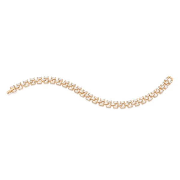 Pulseira Rommanel banhado a ouro18K - TAM.19 5521391906
