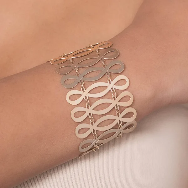 Pulseira Rommanel banhado a ouro18K -  TAM.20 5521822000 - Imagem 2