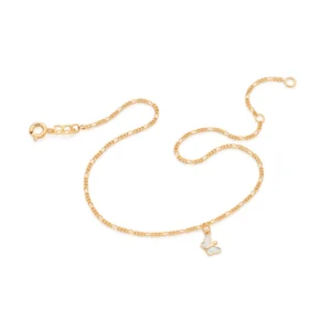 Tornozeleira Rommanel banhado a ouro18K - TAM.28 5506042800
