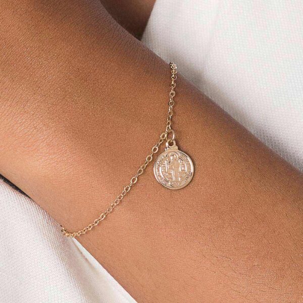 Pulseira Rommanel banhado a ouro18K - TAM.19 5521731900 - Imagem 2