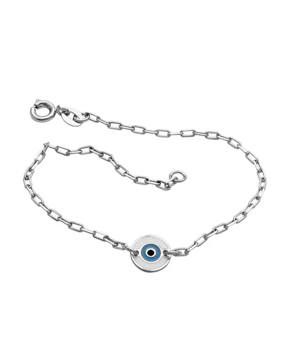 Tornozeleira AG Cartie p/ Olho Grego (Branco/Azul/Preto) 04-5934EG1