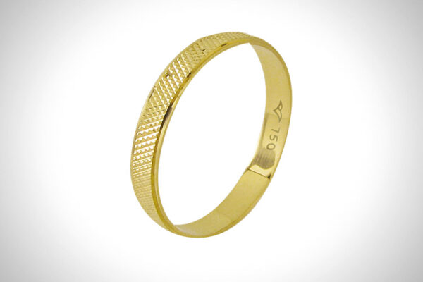 Aliança de Ouro 18k 3,1mm aprox. 1,4 Gr