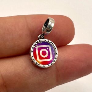 Berloque Instagram Prata 925