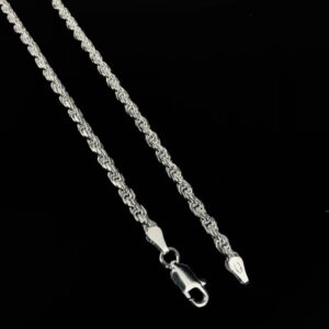 Corrente Cordão Baiano 2mm 70cm Prata 925