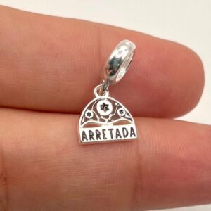 Berloque Arretada Prata 925