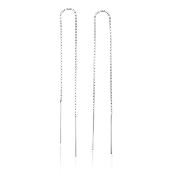 Brinco em Prata 925 Corrente BR0849