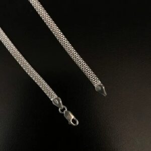 Corrente Catena Tulipano 500 45cm Prata 925