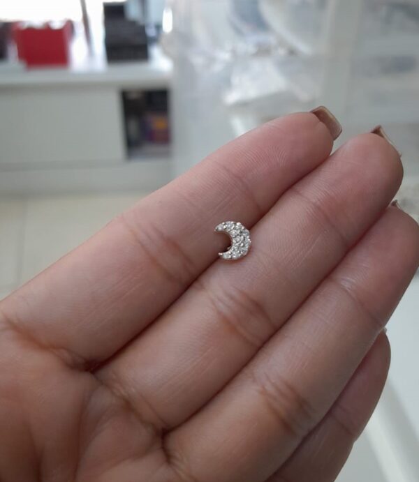 Piercing tragus Lua Prata 925