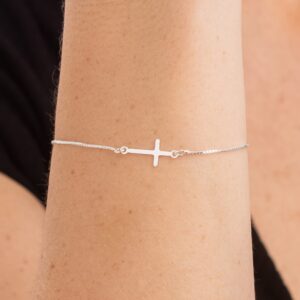 Pulseira em Prata 925 Cruz PU0069