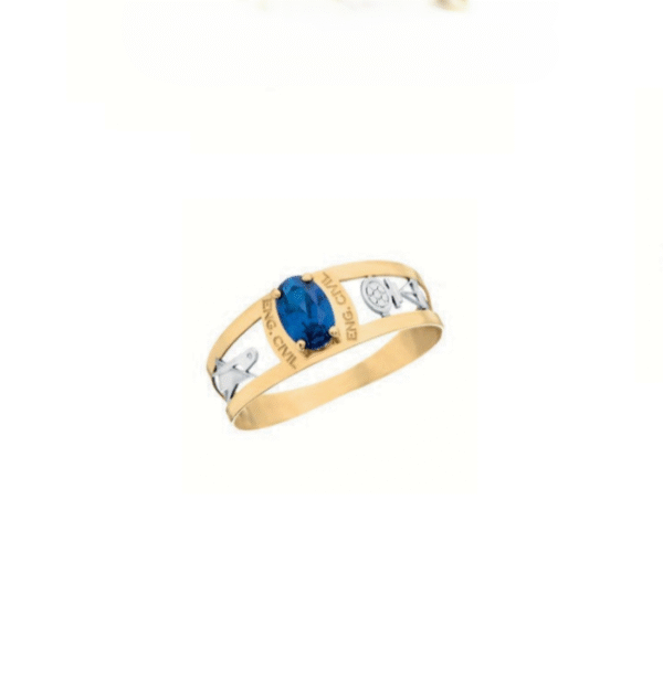 Anel de Formatura Feminino – Ouro 18k ANF526