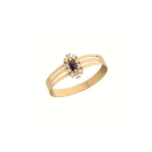 Anel de Formatura Feminino - Ouro 18k  ANF102