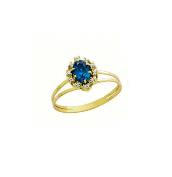 Anel de Formatura Feminino – Ouro 18k ANF145