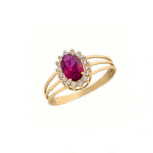 Anel de Formatura Feminino – Ouro 18k ANF246
