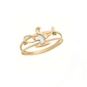 Anel de Formatura Feminino – Ouro 18k ANF251