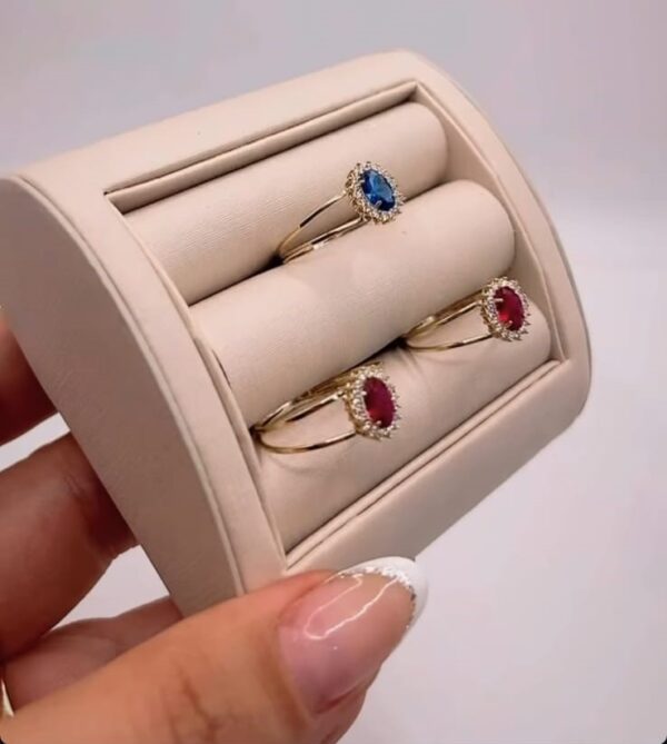 Anel de Formatura Feminino – Ouro 18k ANF534 - Imagem 2
