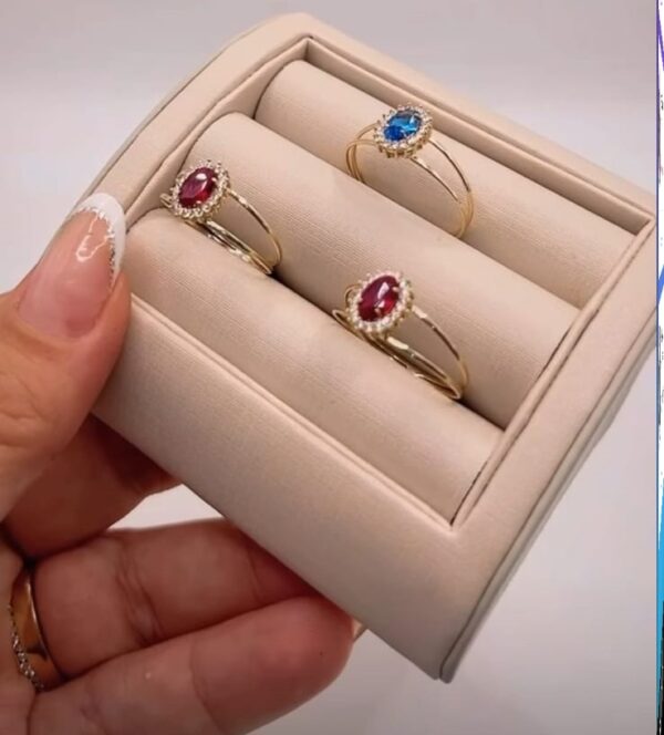 Anel de Formatura Feminino – Ouro 18k ANF534 - Imagem 3