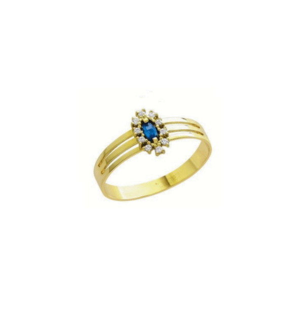 Anel de Formatura Feminino – Ouro 18k ANF178