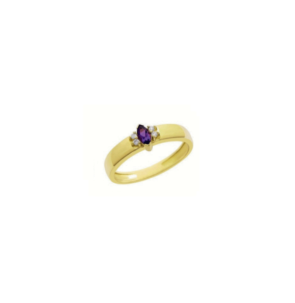 Anel de Formatura Feminino – Ouro 18k ANF208