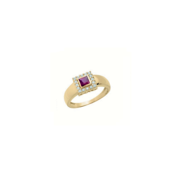 Anel de Formatura Feminino – Ouro 18k ANF299