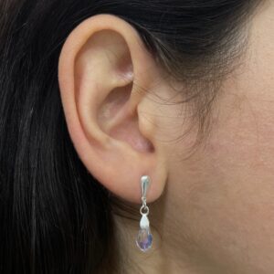 Brinco Cristal Furta-Cor Boreal - Prata 925