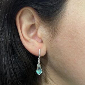 Brinco Cristal Furta-Cor Boreal - Prata 925