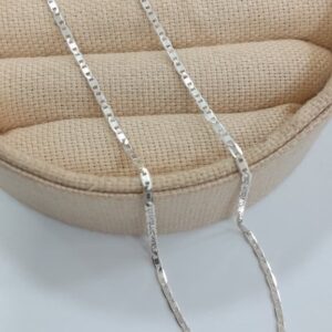 Corrente Piastrine 40 cm - Prata 925