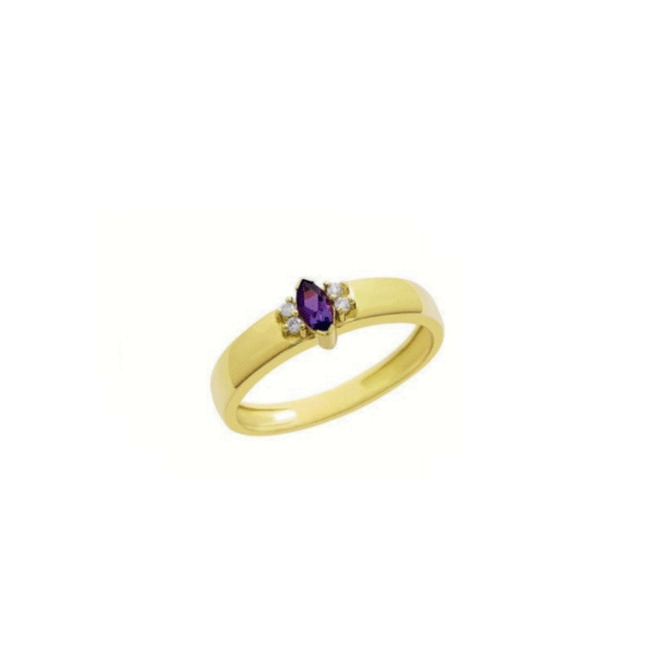 Anel de Formatura Feminino – Ouro 18k ANF208
