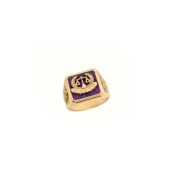 Anel Formatura Masculino Ouro 18k - ANF248