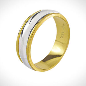 Aliança de Ouro 18k 6,30mm aprox. 8,0 Gr