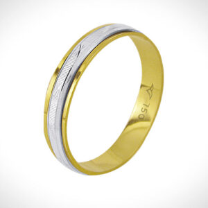 Aliança de Ouro 18k 4,0mm aprox. 2,5 Gr