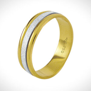 Aliança de Ouro 18k 5,3mm aprox. 4,5 Gr