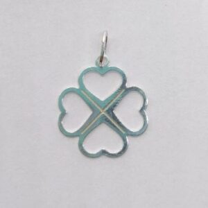 Pingente Trevo Vazado - Prata 925