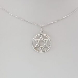 Pingente Estrela de Davi - Prata 925 PF184