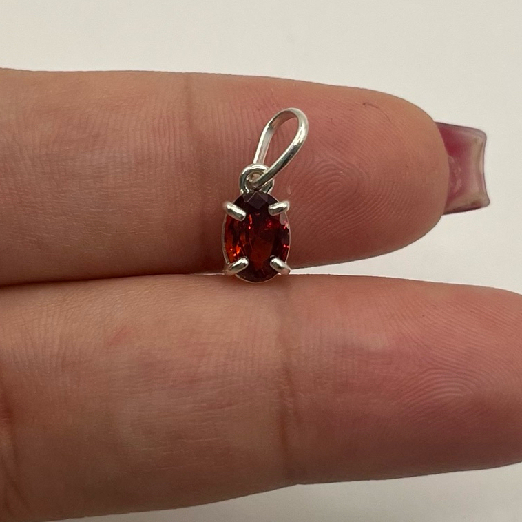 Pingente Ponto de Luz Zircônia Oval - Prata 925 - Imagem 5