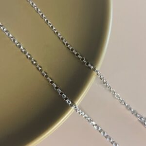 Cordão elo português 2.8mm 45cm Prata 925  -  457483