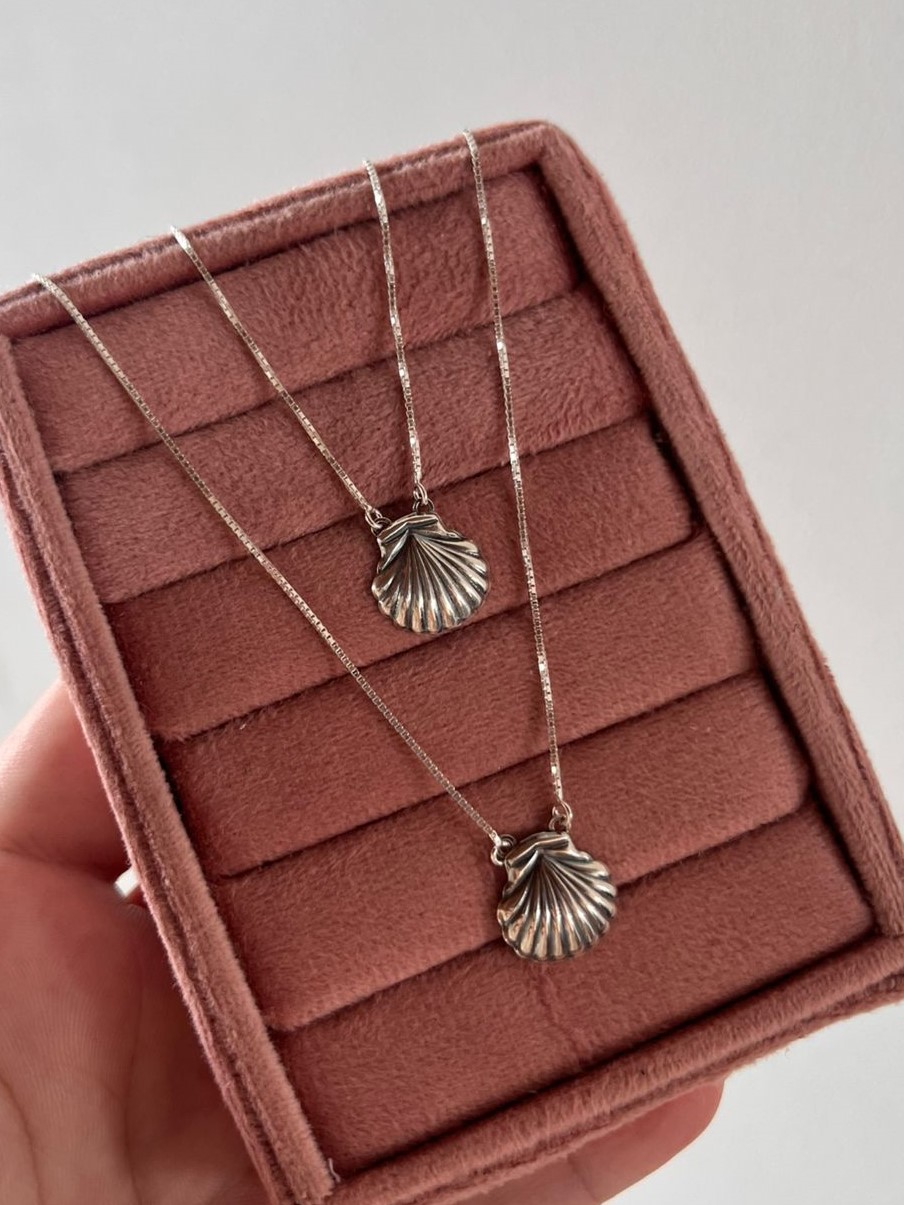 Escapulário Concha - Prata 925
