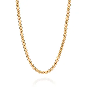 GARGANTILHA BANHADA A OURO 18K COM BOLAS  5326504500