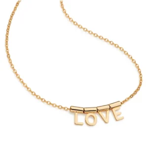 GARGANTILHA LOVE BANHADA A OURO 18K   5326614500