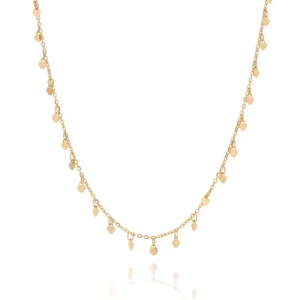 GARGANTILHA CORAÇÕES BANHADA A OURO 18K   5326574200