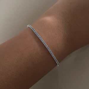 Pulseira Riviera Cravejada Zircônia - Prata 925    128724