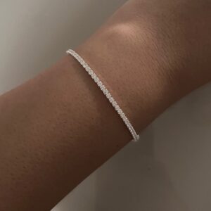 Pulseira Riviera Cravejada Zircônia - Prata 925 128721
