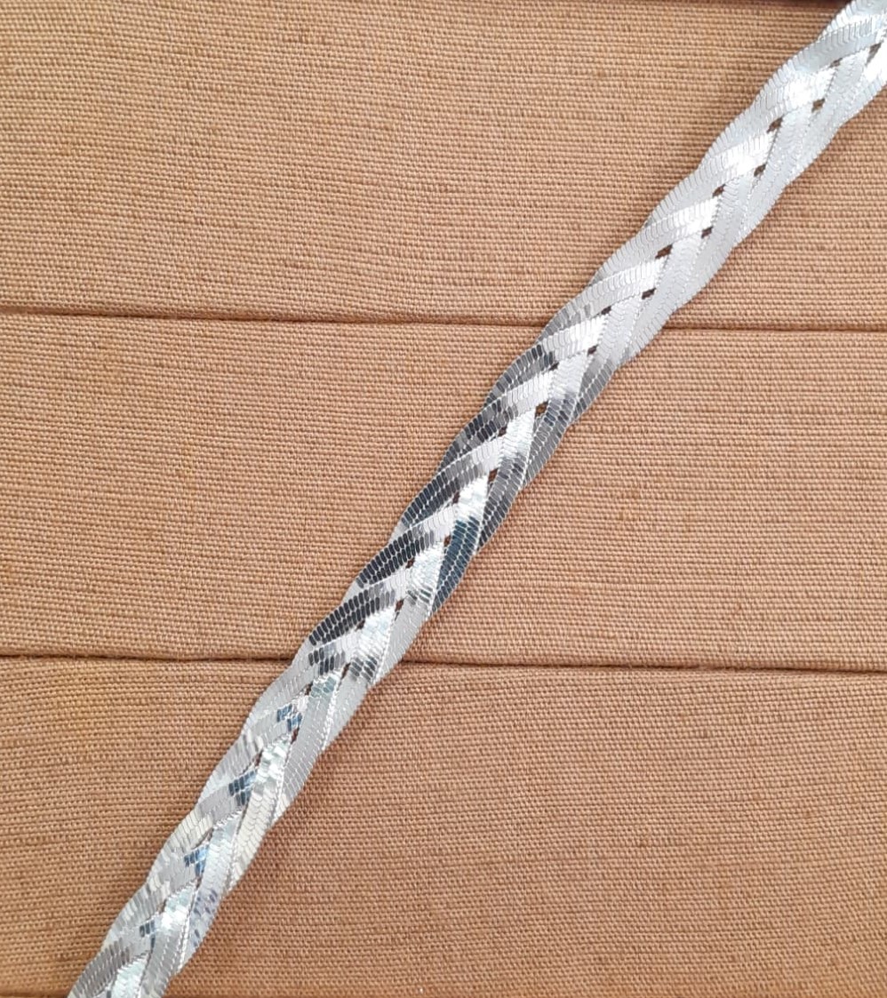 Pulseira 2 fios ( Trança ) Prata 925 - 240282.19 - Imagem 2
